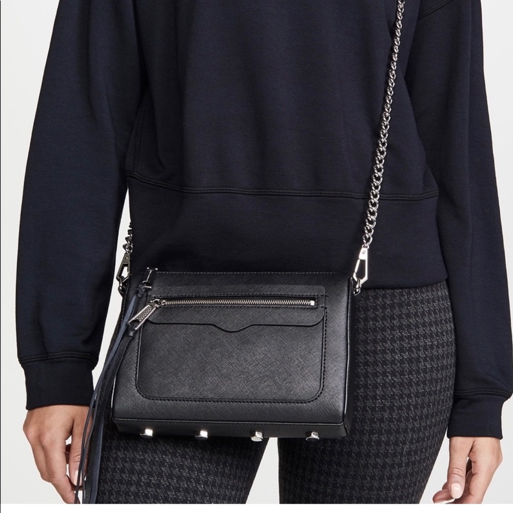 Rebecca Minkoff Saffiano Leather Crossbody Bag